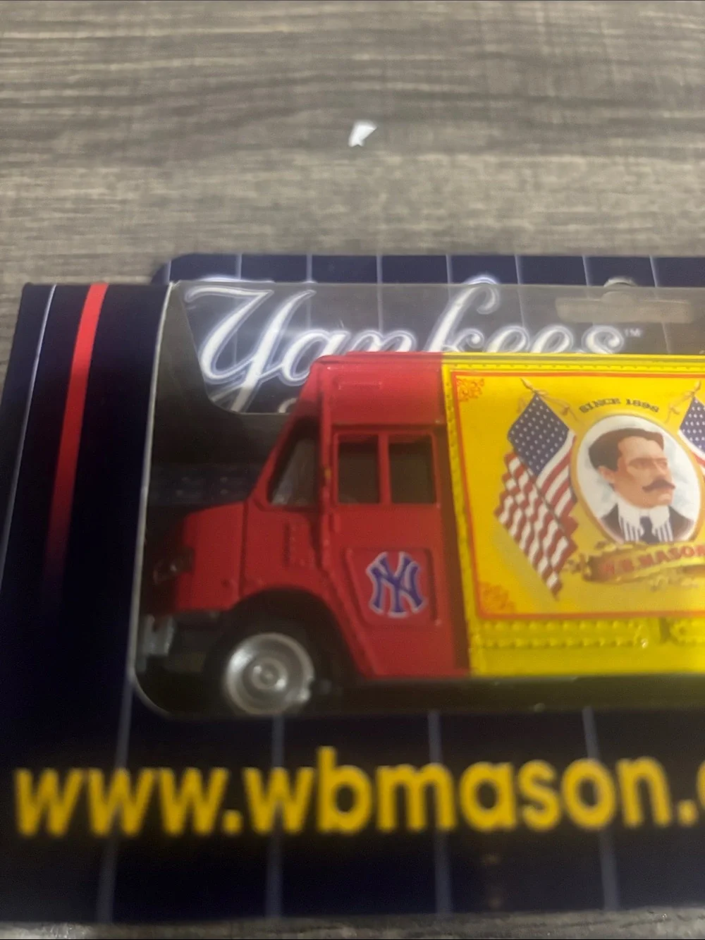 Yankees W.B. Mason truck